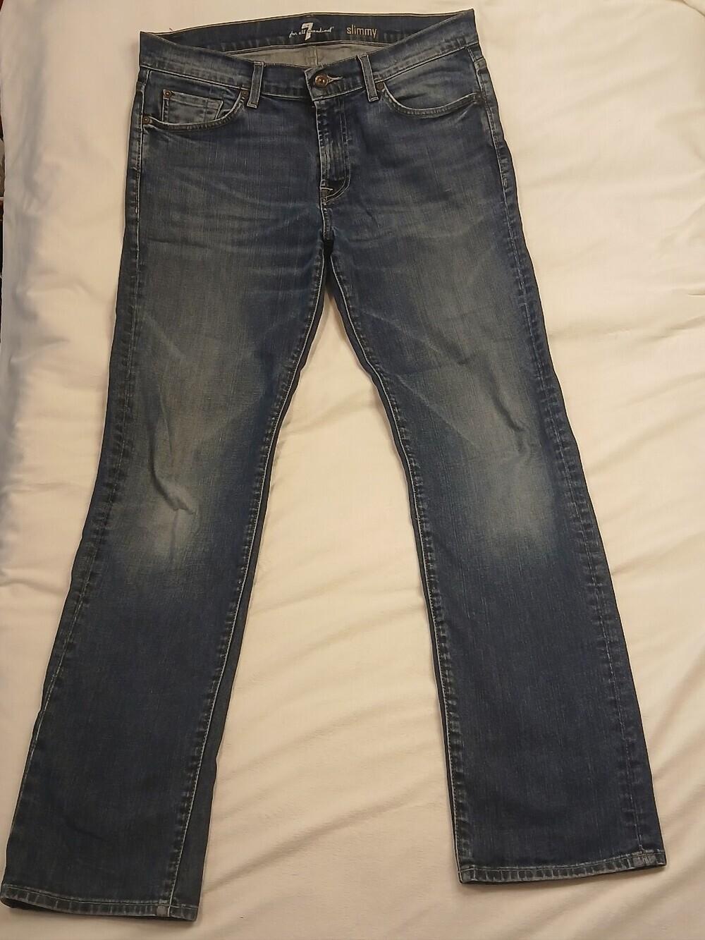 Slim Fit Men's Blue Jeans
